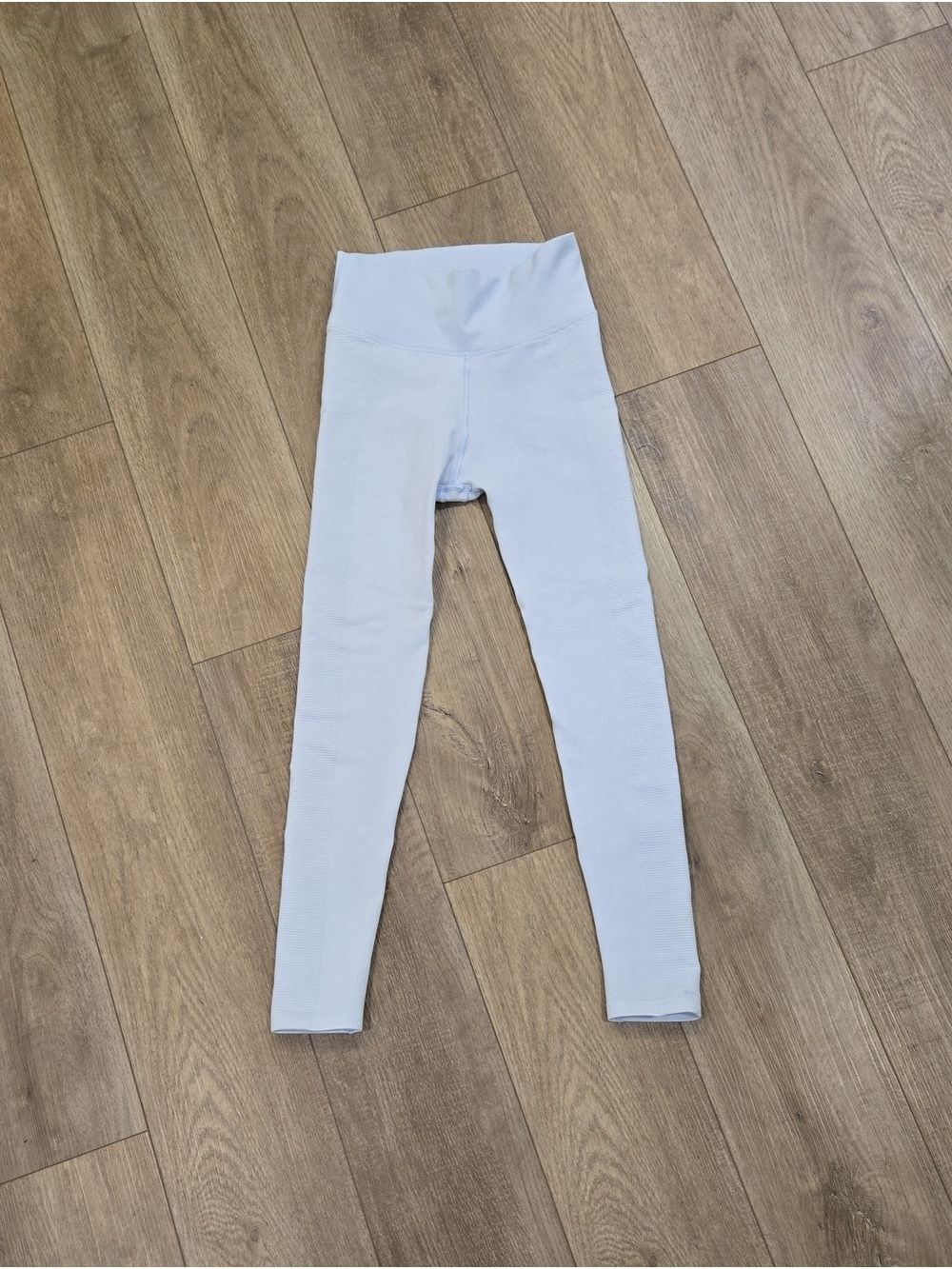 Aerie Offline High-Waist Light Blue Textured Leggings